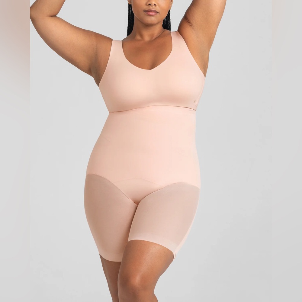 Honeylove Tan Super Power Shorts Shapewear Sz. 1X NWT